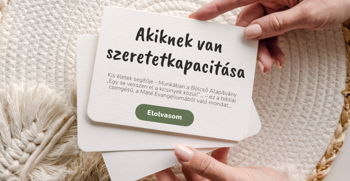 Blog fejléc: akiknek van szeretetkapacitása