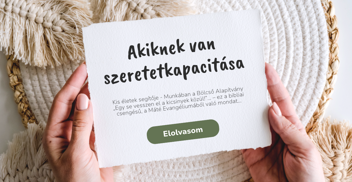 Blog fejléc: akiknek van szeretetkapacitása